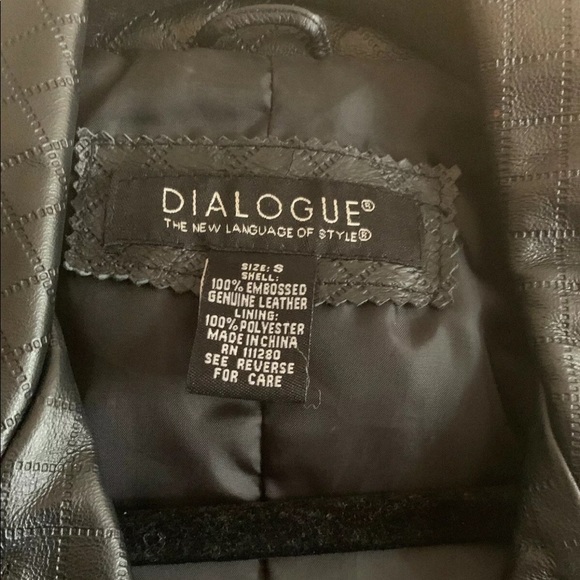 Women Leather Jacket Coats Zip Up BUSINESS Coat - Picture 3 of 3